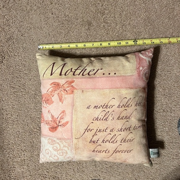 Pillow for Mom. 14” Square. - Picture 8 of 9